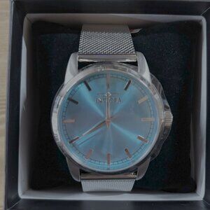 Invicta Men’s Stainless Steel Mesh Watch Blue Dial (Model 48508) | New With Box